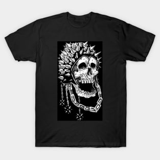 skull pin T-Shirt